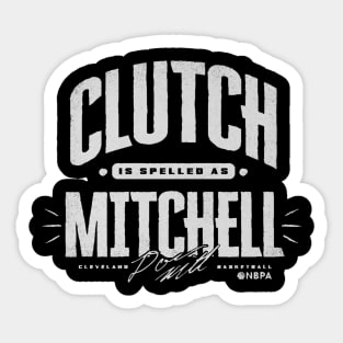 Donovan Mitchell Cleveland Clutch Sticker